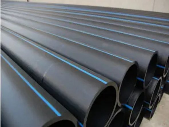 HDPE service pipe for hot water and district heating networks